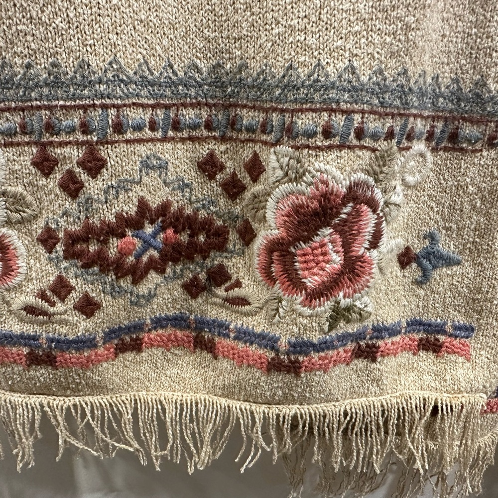 Johnny Was Beige (L) Women's Cardigan - Picture 3 of 6